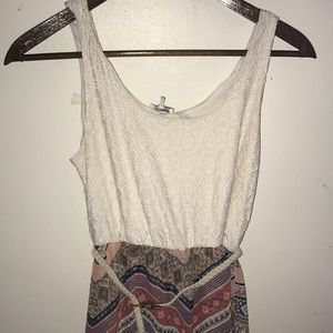 High low boho dress